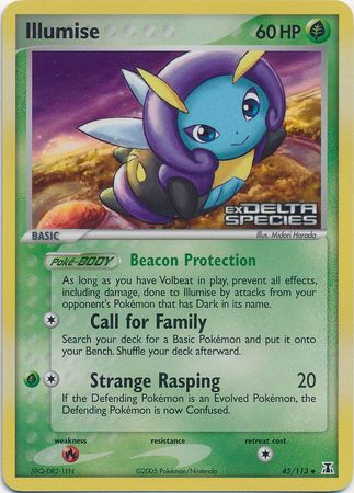 Illumise (45/113) (Stamped) [EX: Delta Species] | Odin's Place