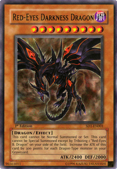 Red-Eyes Darkness Dragon [SD1-EN001] Ultra Rare | Odin's Place