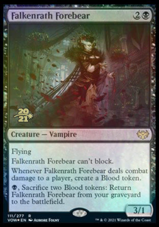 Falkenrath Forebear [Innistrad: Crimson Vow Prerelease Promos] | Odin's Place