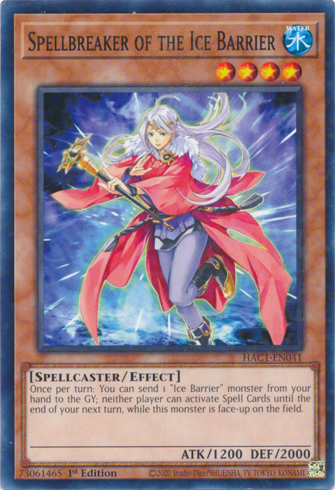 Spellbreaker of the Ice Barrier (Duel Terminal) [HAC1-EN041] Common | Odin's Place