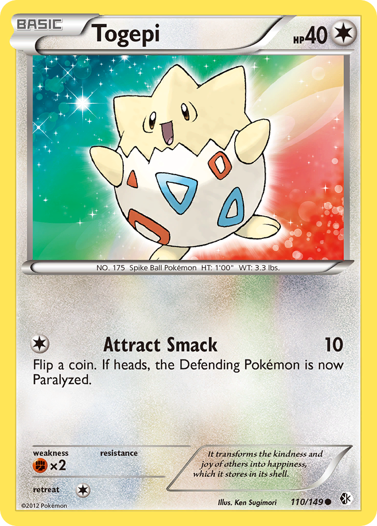 Togepi (110/149) [Black & White: Boundaries Crossed] | Odin's Place