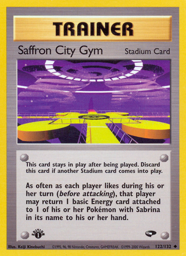 Saffron City Gym (122/132) [Gym Challenge 1st Edition] | Odin's Place