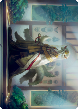Light-Paws, Emperor's Voice Art Card [Kamigawa: Neon Dynasty Art Series] | Odin's Place