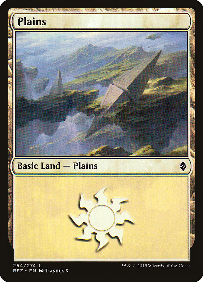 Plains (254) [Battle for Zendikar] | Odin's Place