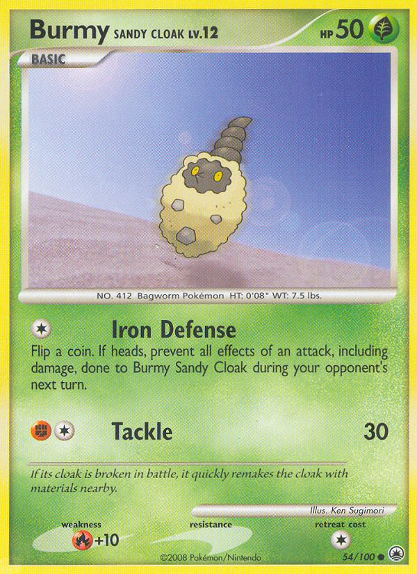 Burmy Sandy Cloak (54/100) [Diamond & Pearl: Majestic Dawn] | Odin's Place