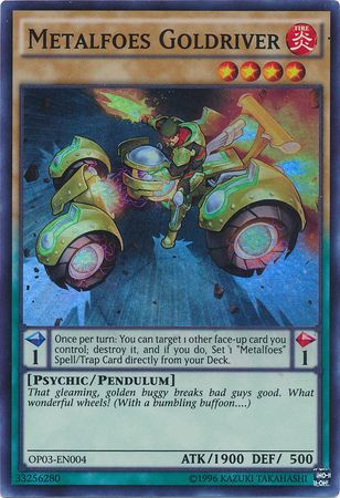 Metalfoes Goldriver [OP03-EN004] Super Rare | Odin's Place