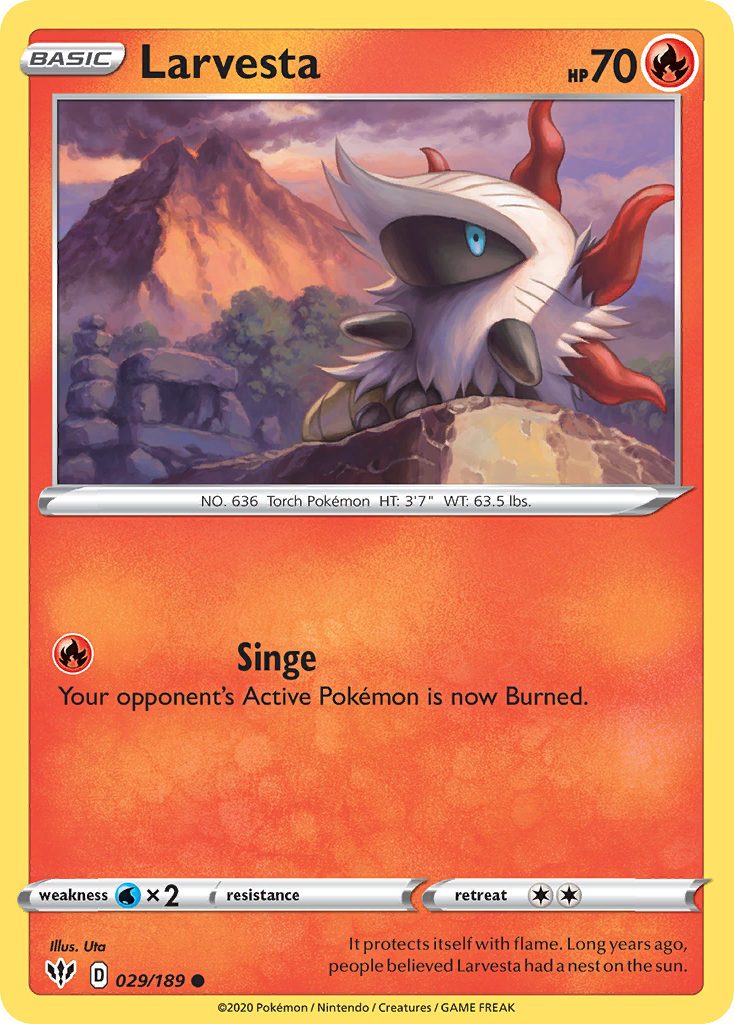 Larvesta (029/189) [Sword & Shield: Darkness Ablaze] | Odin's Place