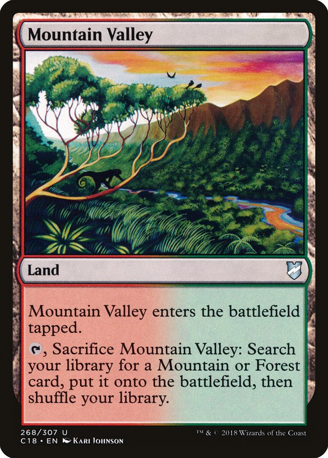 Mountain Valley (268) [Commander 2018] | Odin's Place