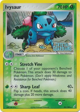 Ivysaur (35/100) (Stamped) [EX: Crystal Guardians] | Odin's Place