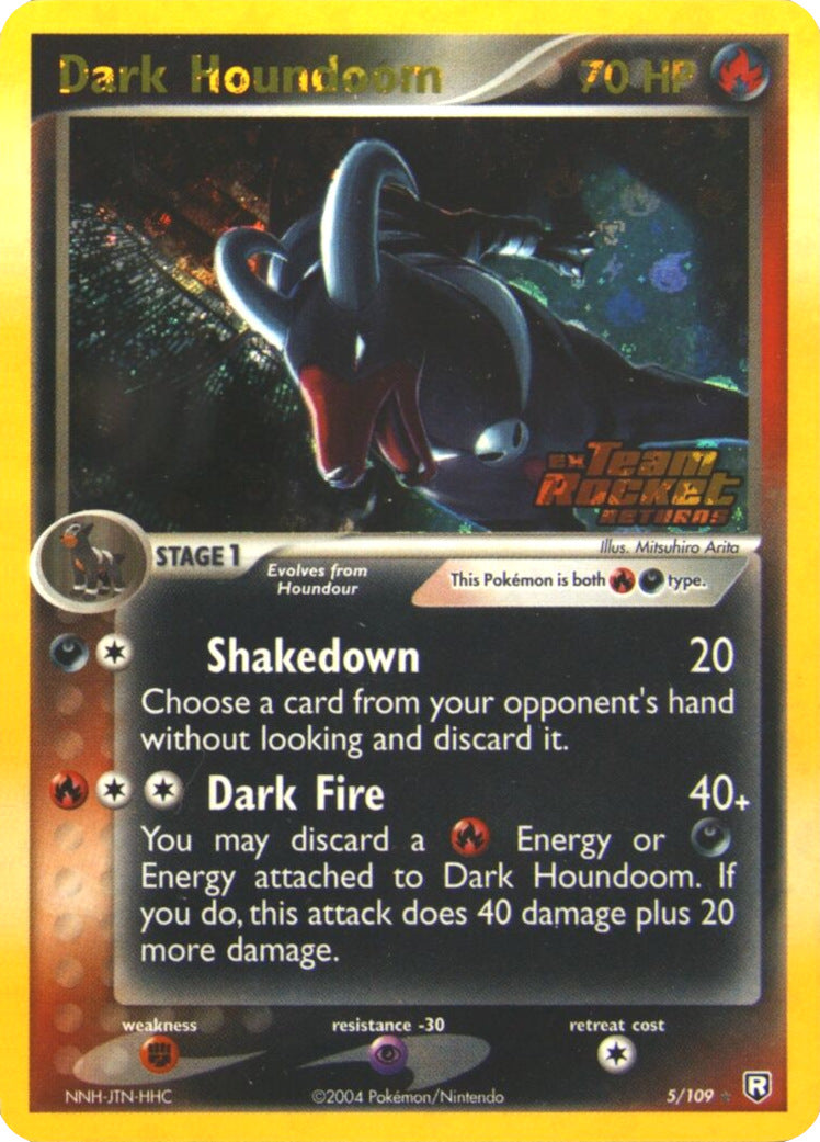 Dark Houndoom (5/109) (Stamped) [EX: Team Rocket Returns] | Odin's Place