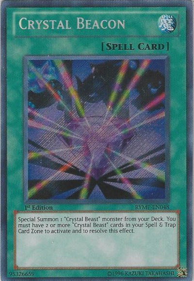 Crystal Beacon [RYMP-EN048] Secret Rare | Odin's Place