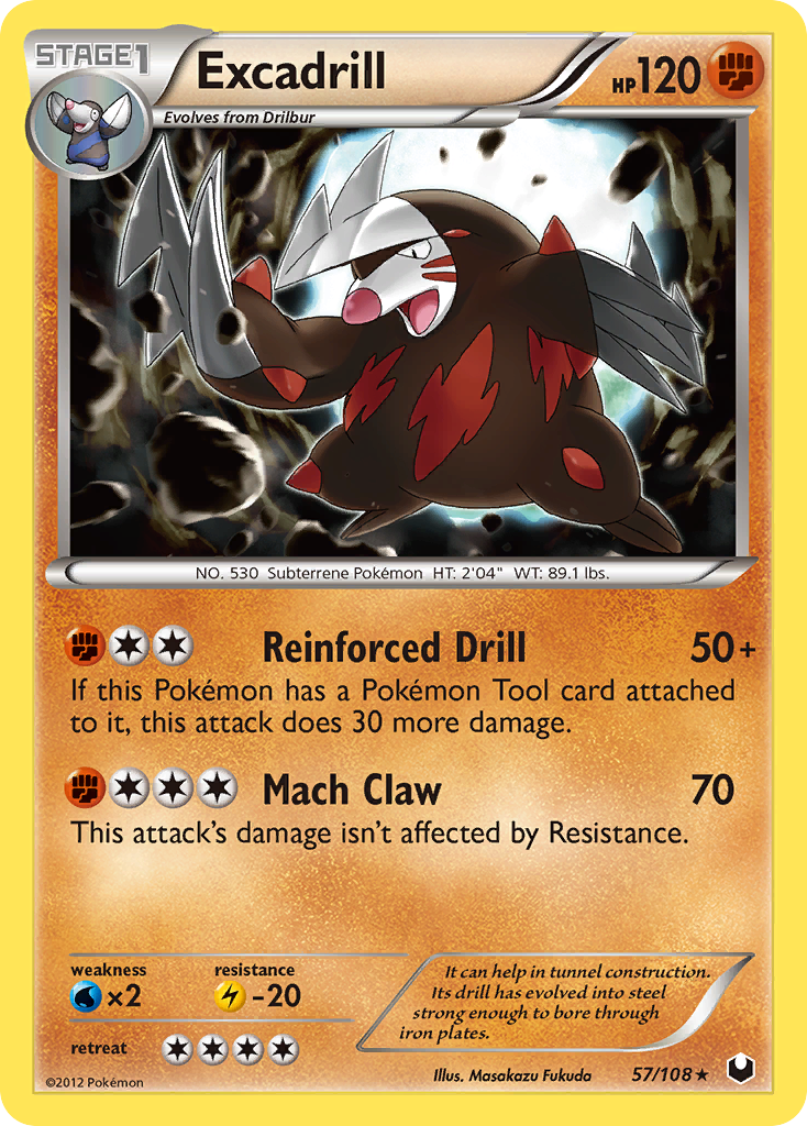 Excadrill (57/108) [Black & White: Dark Explorers] | Odin's Place