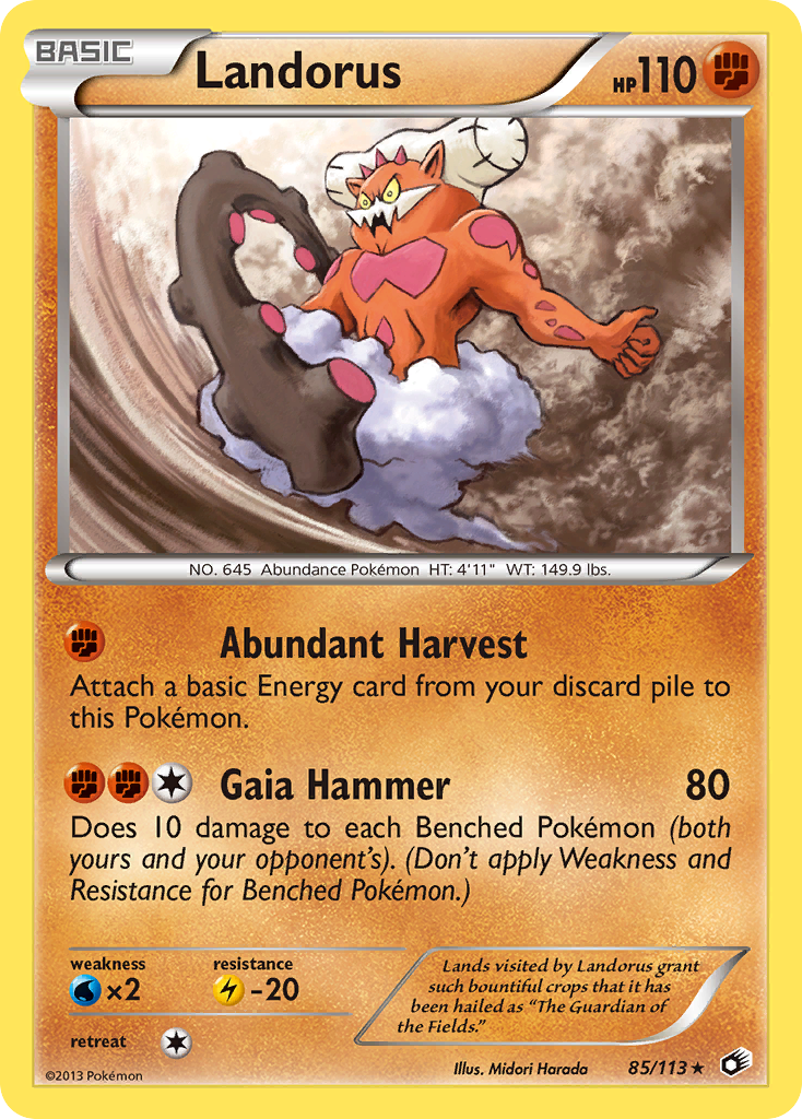 Landorus (85/113) [Black & White: Legendary Treasures] | Odin's Place