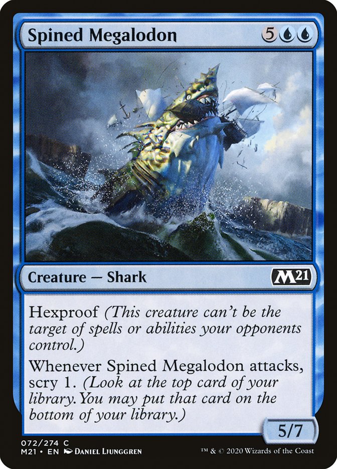 Spined Megalodon [Core Set 2021] | Odin's Place