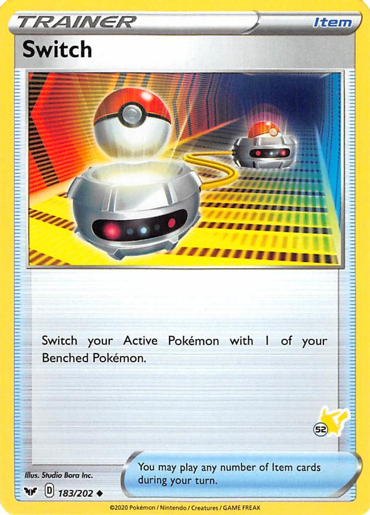 Switch (183/202) (Pikachu Stamp #52) [Battle Academy 2022] | Odin's Place