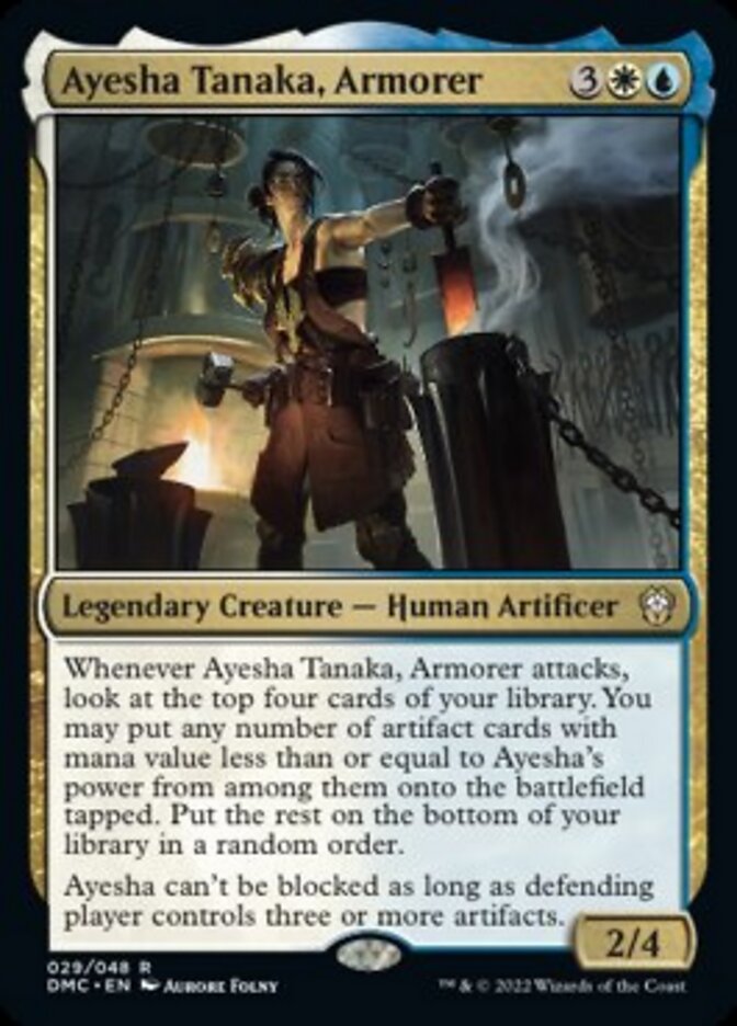 Ayesha Tanaka, Armorer [Dominaria United Commander] | Odin's Place