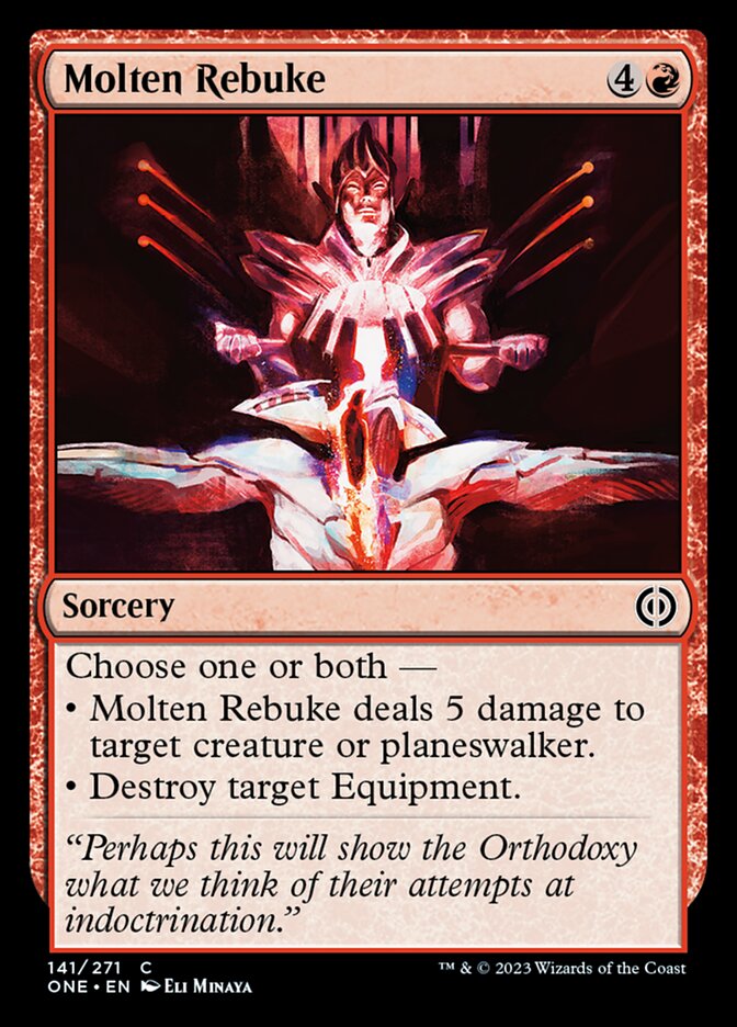 Molten Rebuke [Phyrexia: All Will Be One] | Odin's Place