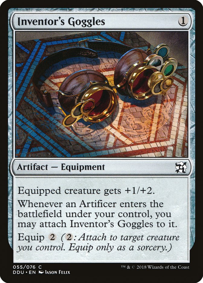 Inventor's Goggles (55) [Duel Decks: Elves vs. Inventors] | Odin's Place