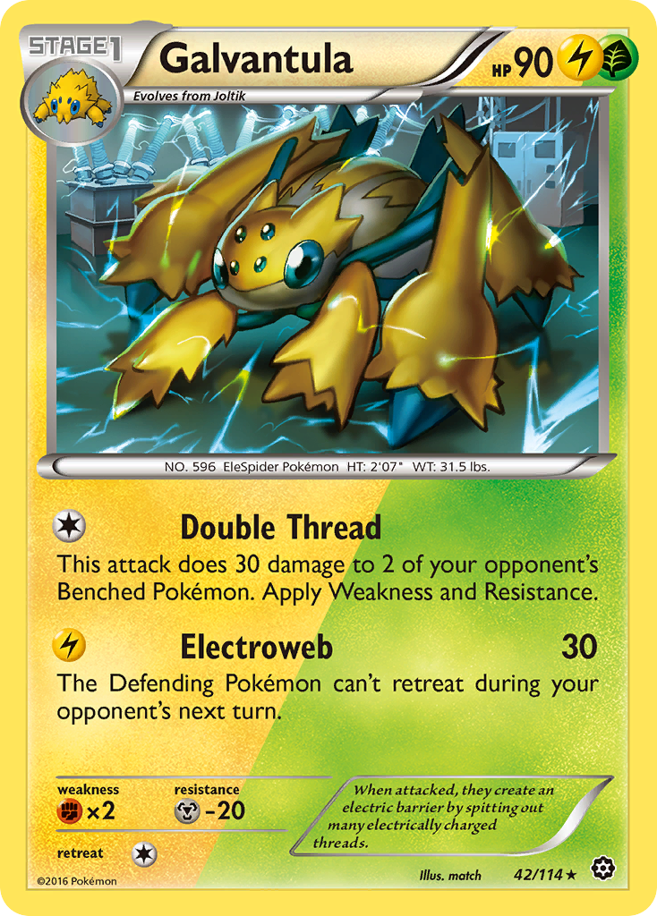 Galvantula (42/114) [XY: Steam Siege] | Odin's Place