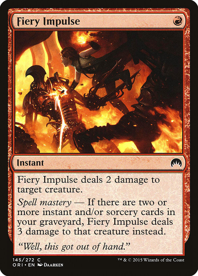 Fiery Impulse (145) [Magic Origins] | Odin's Place