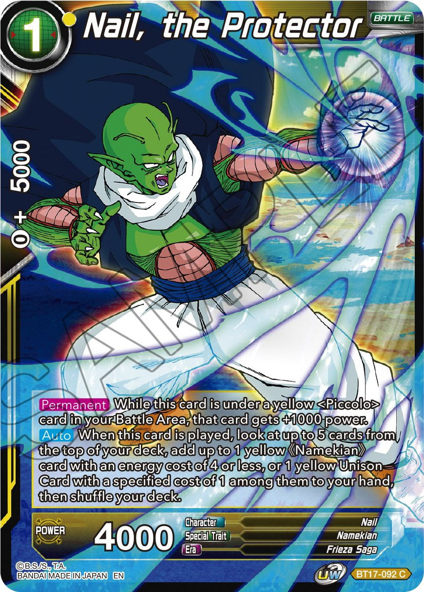 Nail, the Protector (BT17-092) [Ultimate Squad] | Odin's Place