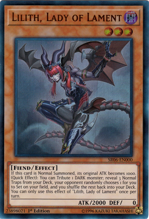 Lilith, Lady of Lament [SR06-EN000] Ultra Rare | Odin's Place