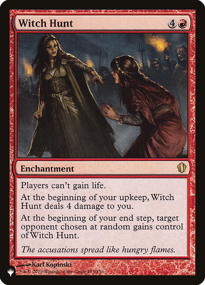 Witch Hunt [The List] | Odin's Place