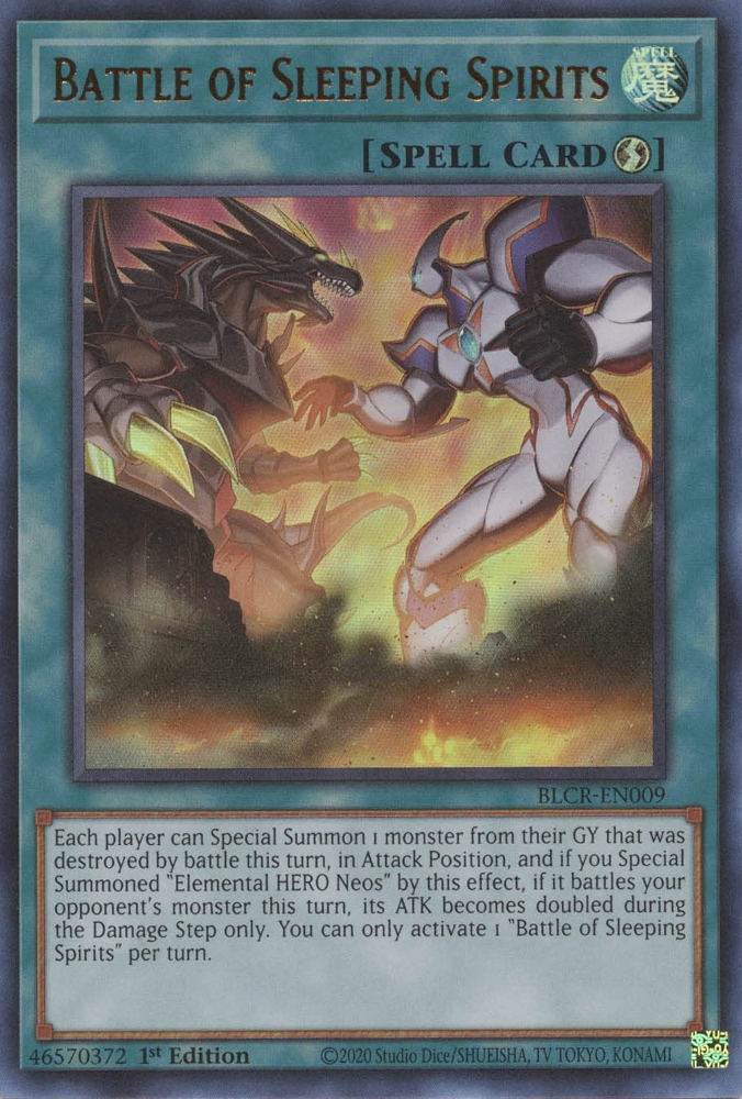 Battle of Sleeping Spirits [BLCR-EN009] Ultra Rare | Odin's Place
