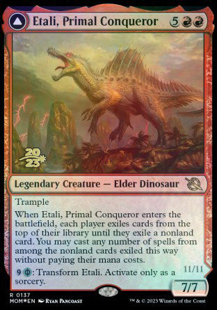 Etali, Primal Conqueror // Etali, Primal Sickness [March of the Machine Prerelease Promos] | Odin's Place