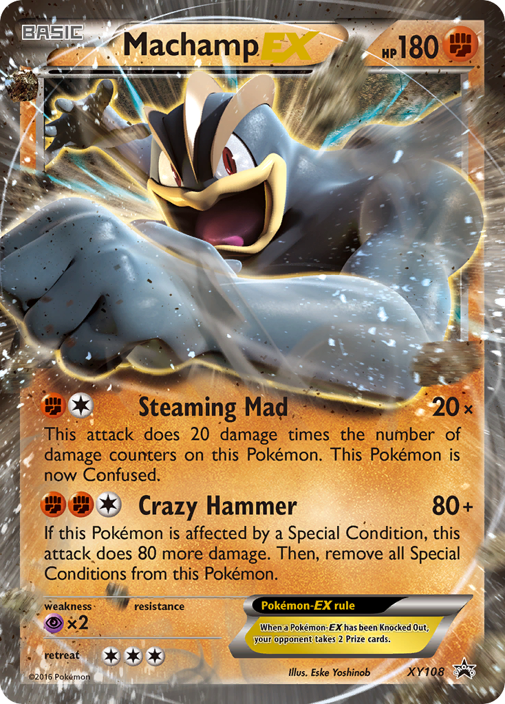 Machamp EX (XY108) [XY: Black Star Promos] | Odin's Place