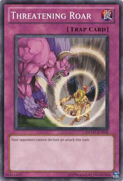 Threatening Roar [DEM1-EN018] Common | Odin's Place