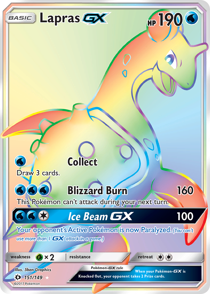 Lapras GX (151/149) [Sun & Moon: Base Set] | Odin's Place