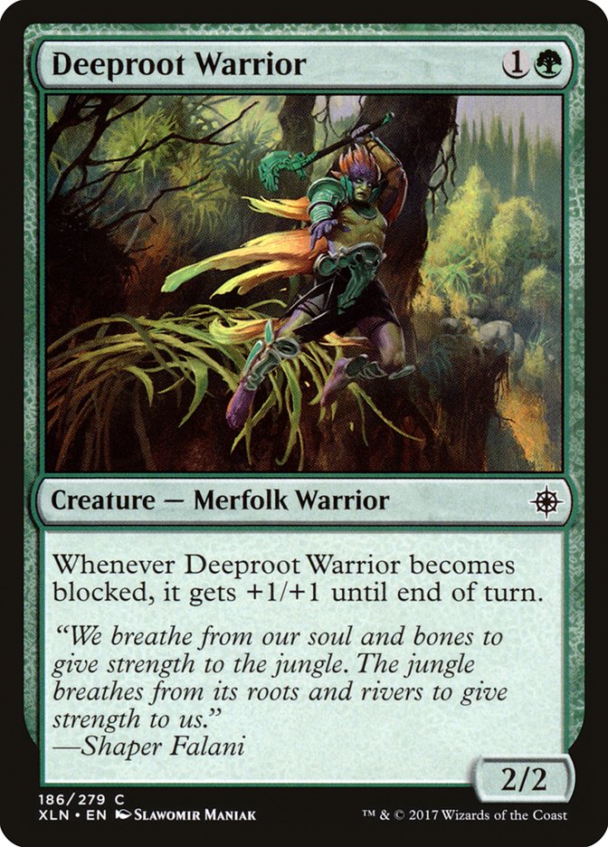 Deeproot Warrior (186) [Ixalan] | Odin's Place