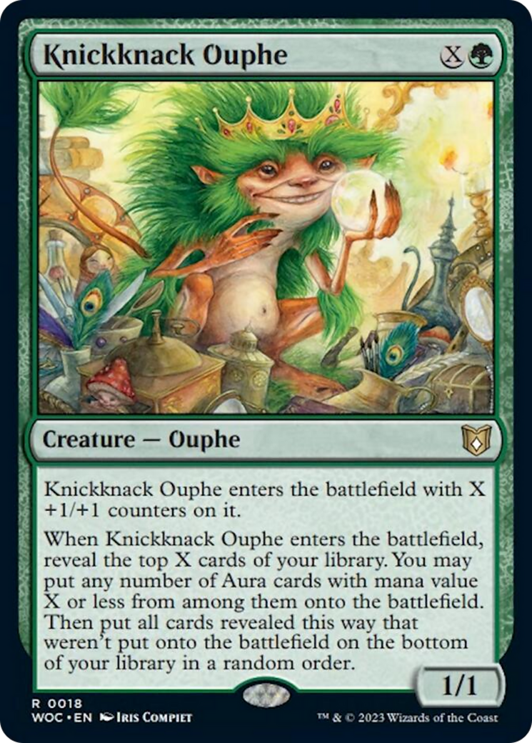 Knickknack Ouphe [Wilds of Eldraine Commander] | Odin's Place