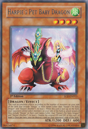 Harpie's Pet Baby Dragon [EOJ-EN013] Rare | Odin's Place