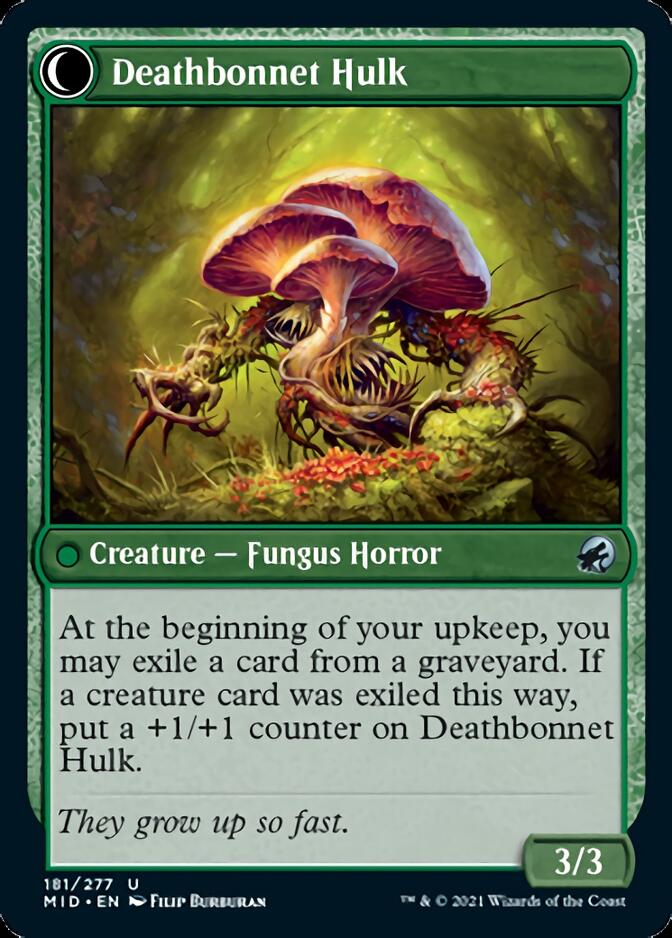 Deathbonnet Sprout // Deathbonnet Hulk [Innistrad: Midnight Hunt] | Odin's Place