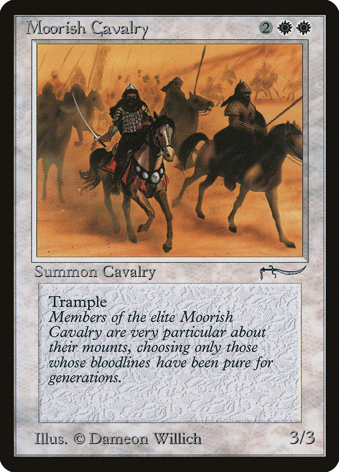 Moorish Cavalry (7) (Dark Mana Cost) [Arabian Nights] | Odin's Place