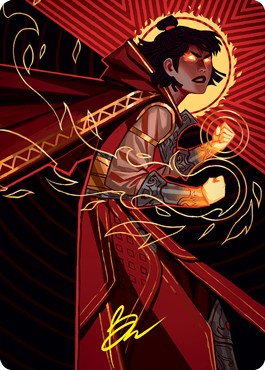 Infuriate Art Card (Gold-Stamped Signature) [Strixhaven: School of Mages Art Series] | Odin's Place