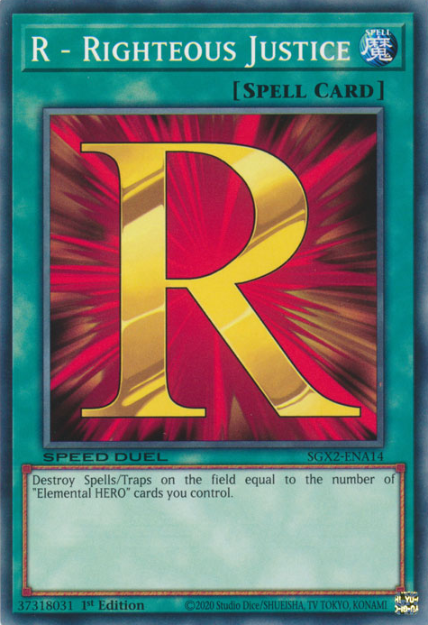 R - Righteous Justice [SGX2-ENA14] Common | Odin's Place