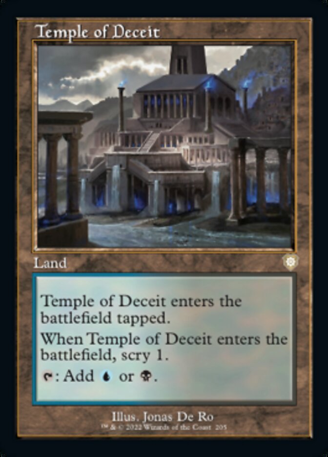 Temple of Deceit (Retro) [The Brothers' War Commander] | Odin's Place
