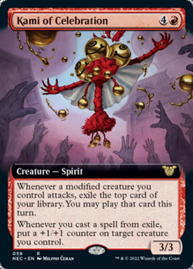 Kami of Celebration (Extended Art) [Kamigawa: Neon Dynasty Commander] | Odin's Place