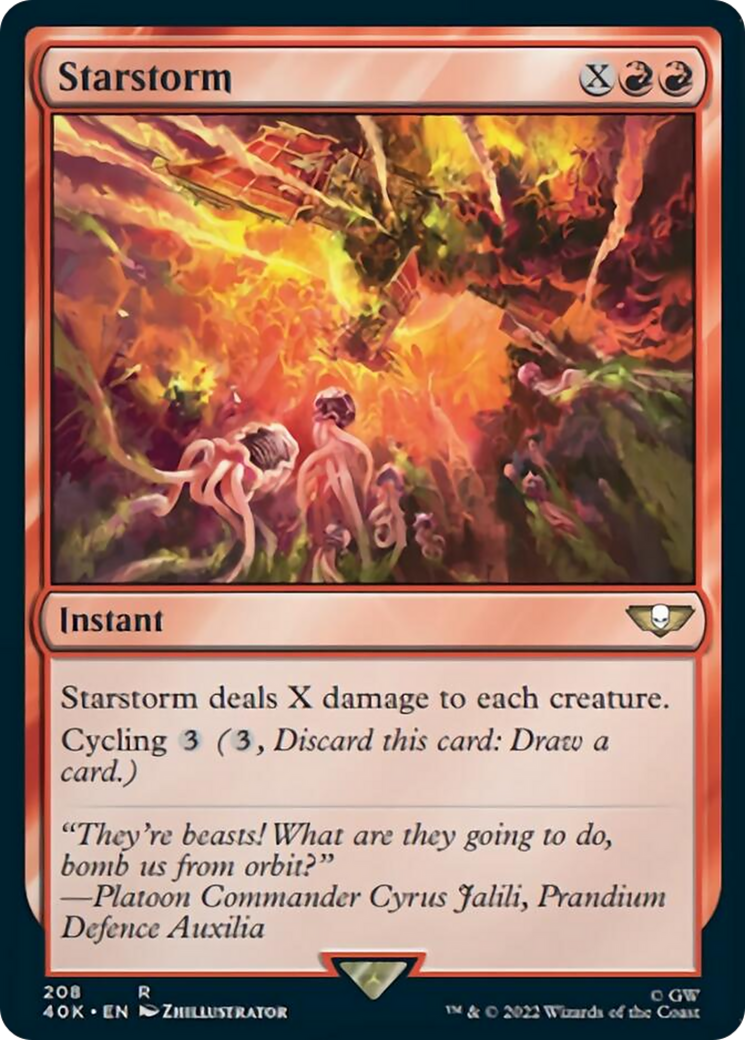 Starstorm (Surge Foil) [Warhammer 40,000] | Odin's Place