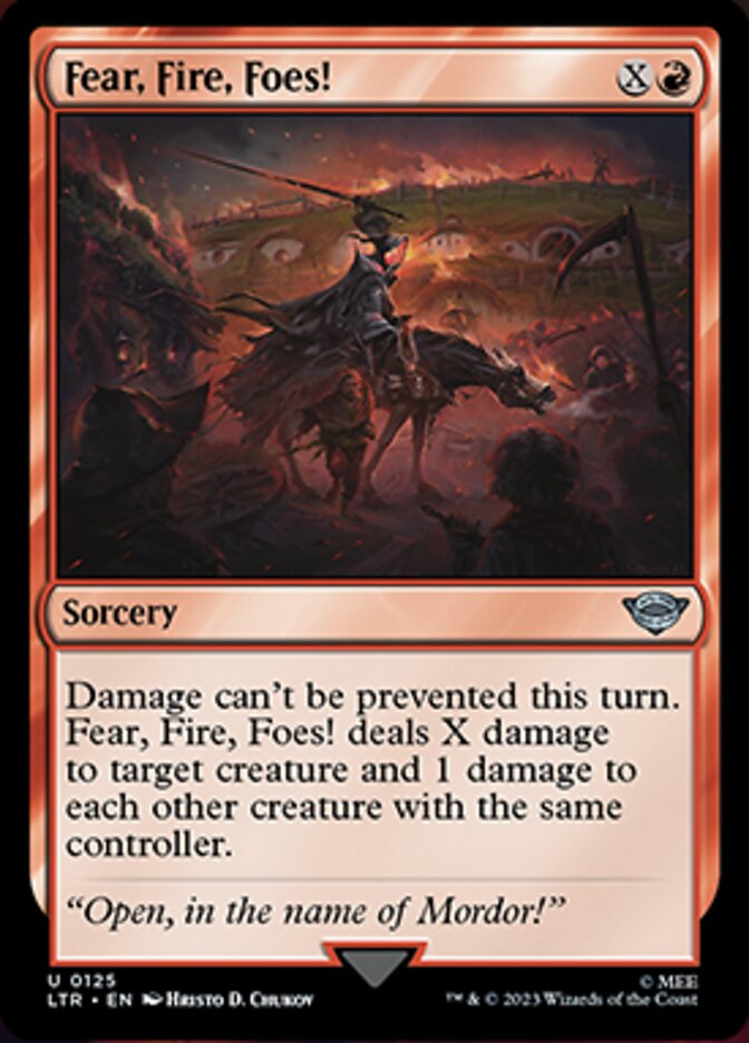 Fear, Fire, Foes! [The Lord of the Rings: Tales of Middle-Earth] | Odin's Place