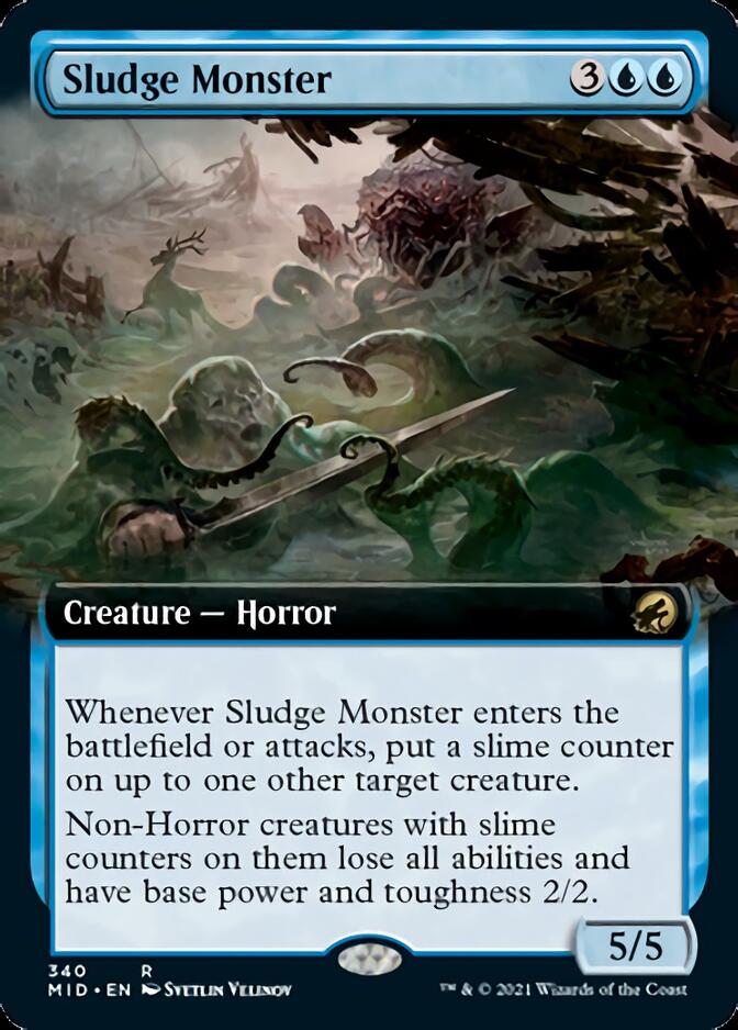 Sludge Monster (Extended Art) [Innistrad: Midnight Hunt] | Odin's Place