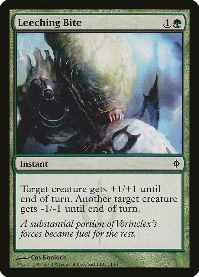 Leeching Bite (113) [New Phyrexia] | Odin's Place