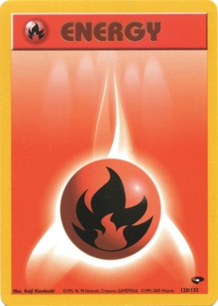 Fire Energy (128/132) [Gym Challenge Unlimited] | Odin's Place
