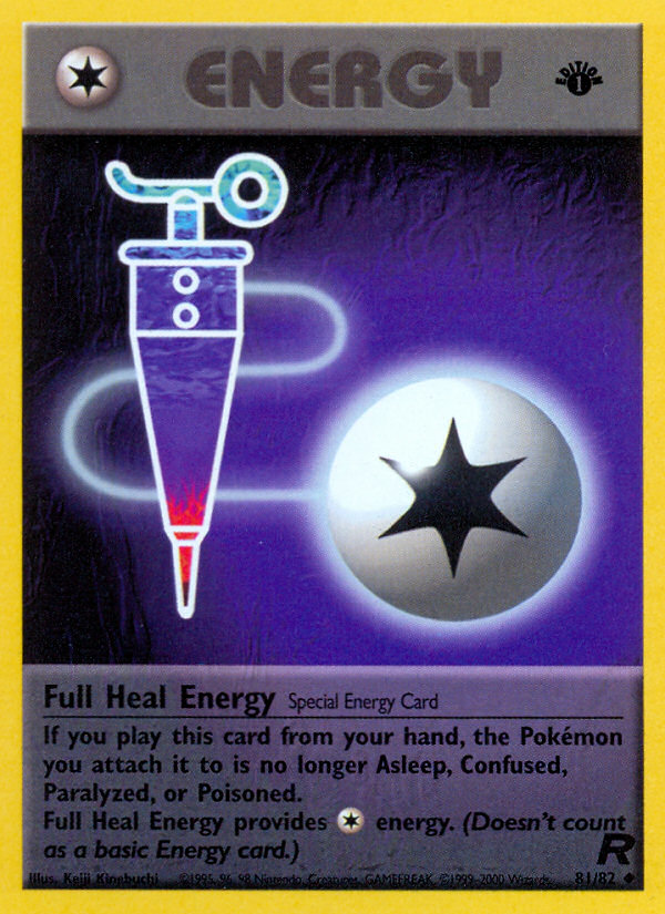 Full Heal Energy (81/82) [Team Rocket 1st Edition] | Odin's Place