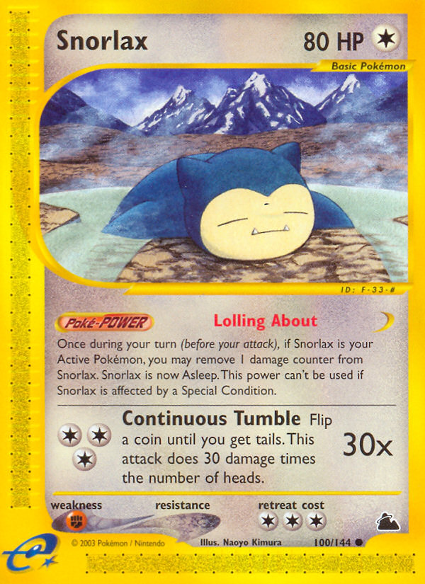 Snorlax (100/144) [Skyridge] | Odin's Place