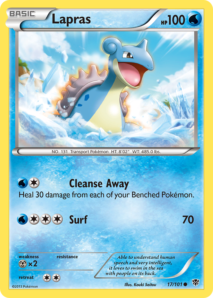 Lapras (17/101) [Black & White: Plasma Blast] | Odin's Place