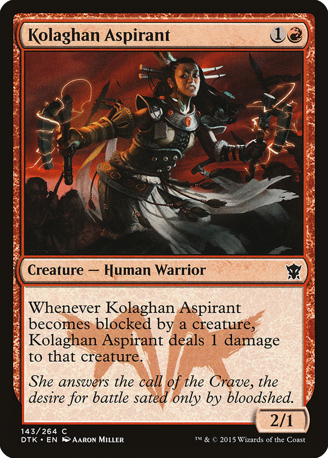 Kolaghan Aspirant (143) [Dragons of Tarkir] | Odin's Place
